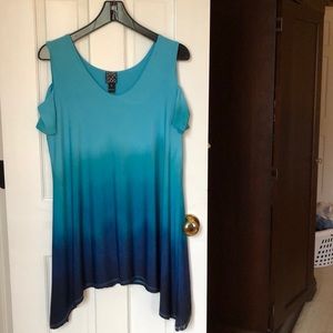 Clara Sun Woo Blue Ombre Top